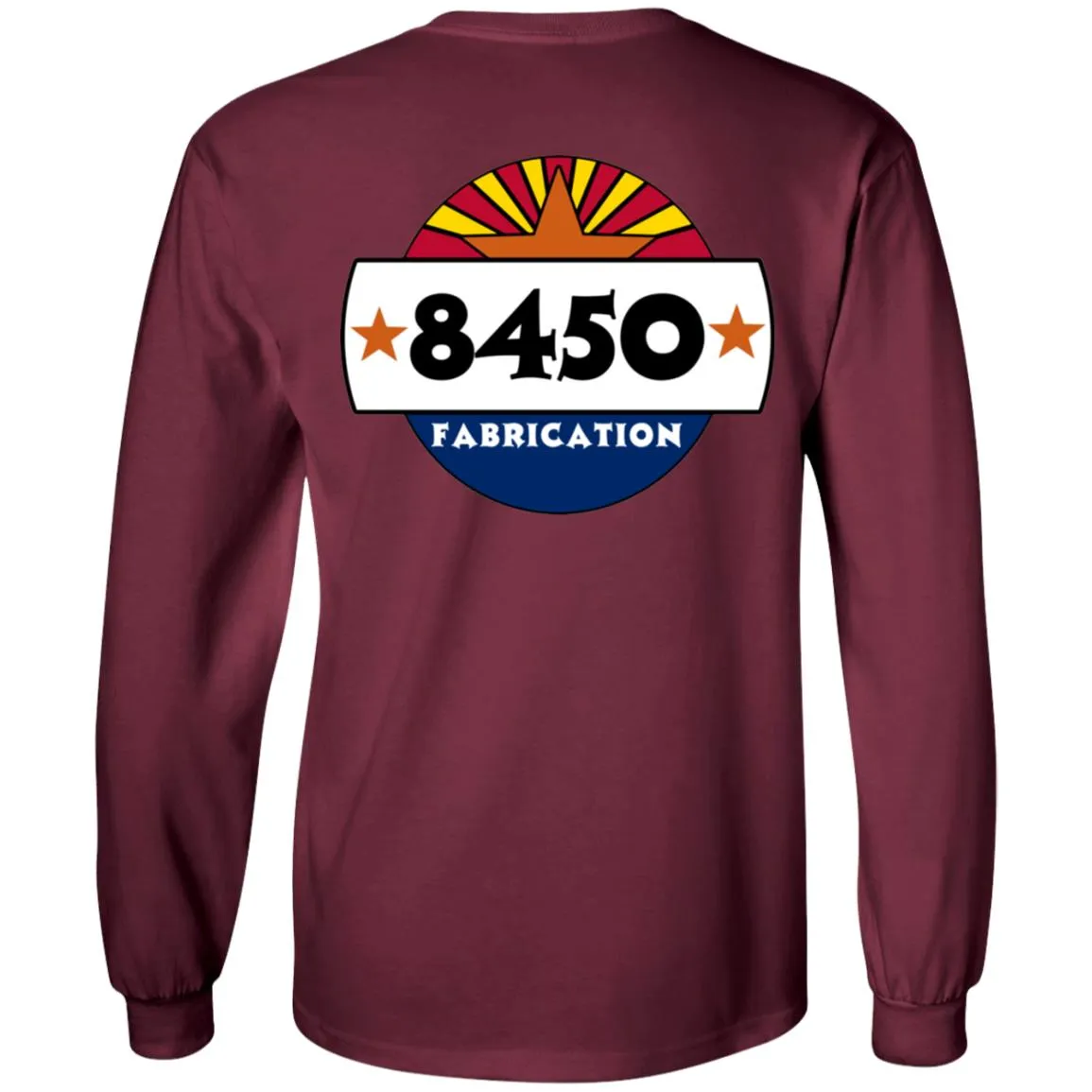 8450 Fabrication 2-sided print G240 Gildan LS Ultra Cotton T-Shirt