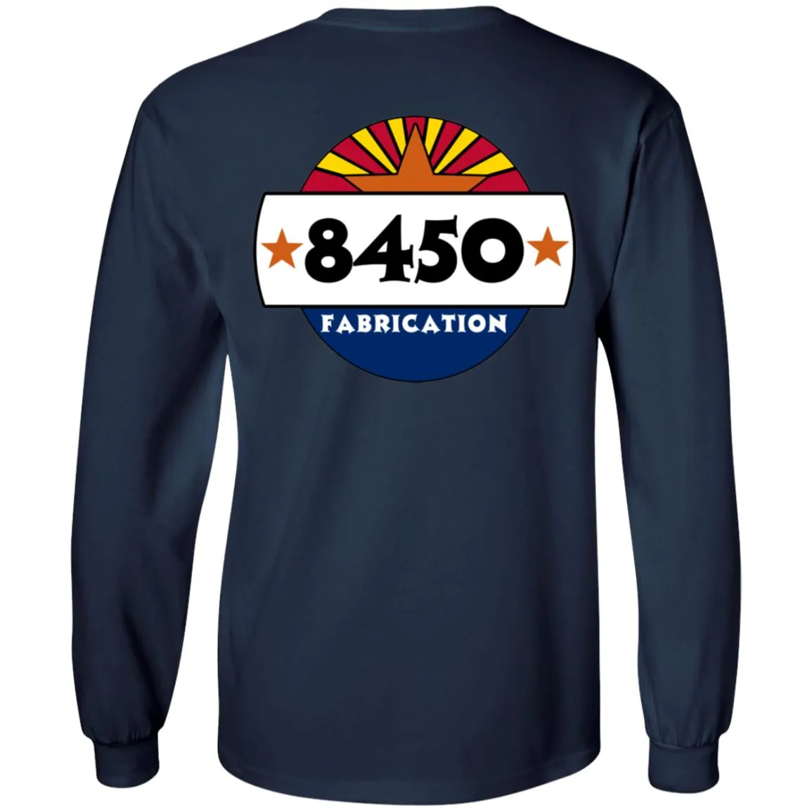 8450 Fabrication 2-sided print G240 Gildan LS Ultra Cotton T-Shirt