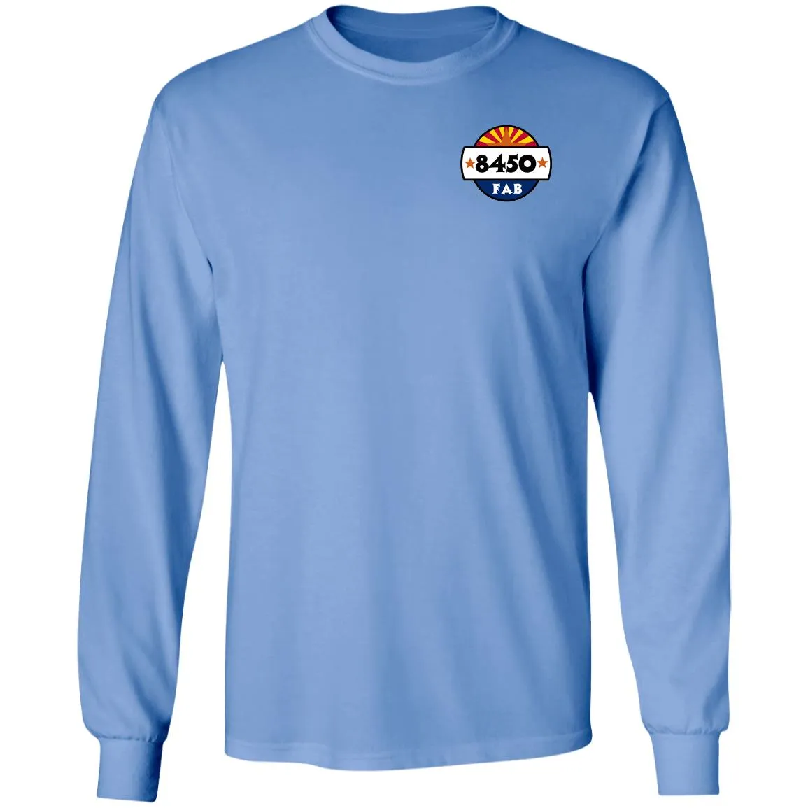 8450 Fabrication 2-sided print G240 Gildan LS Ultra Cotton T-Shirt