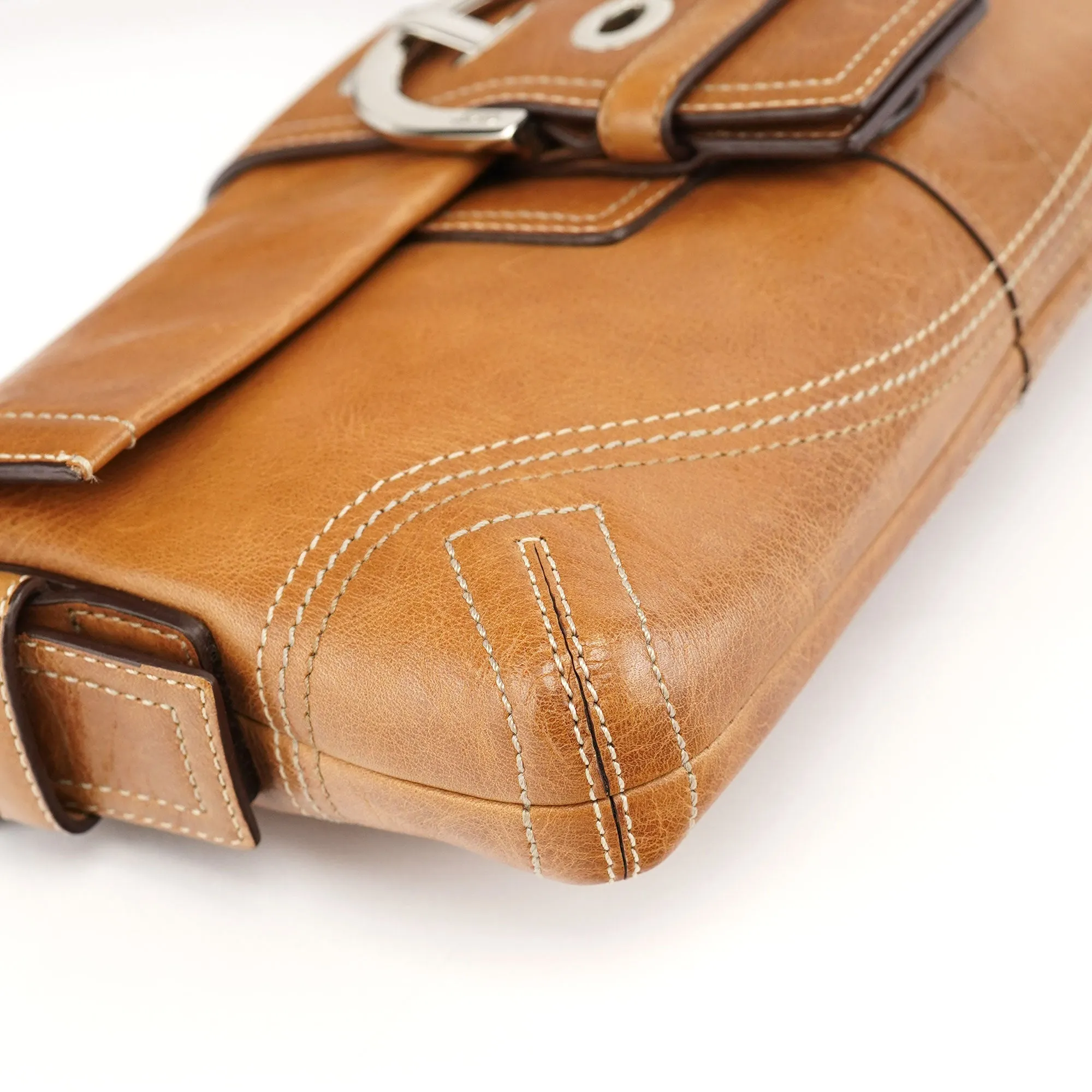 8A05 Brown Leather Soho Shoulder Bag
