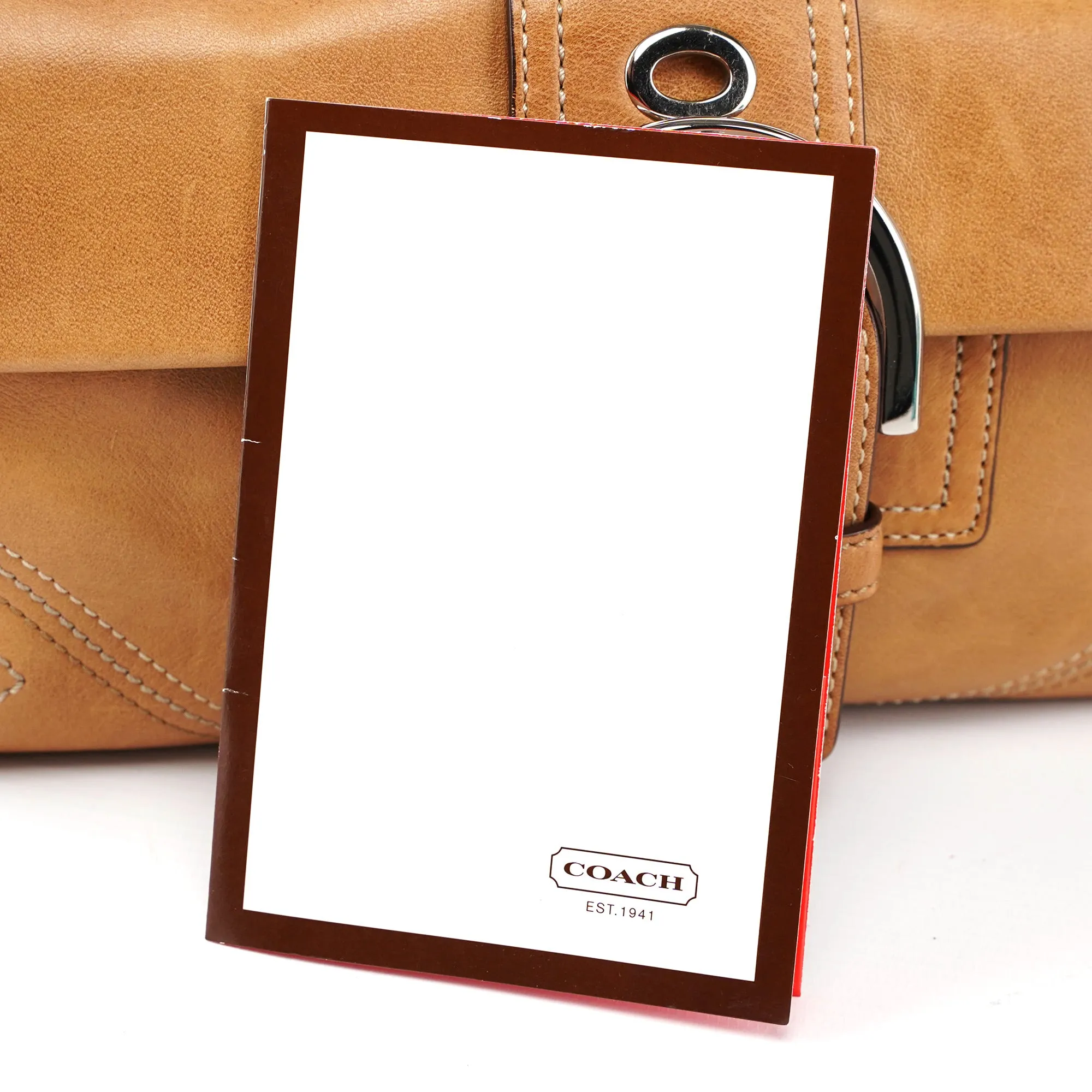 8A05 Camel Leather Soho Shoulder Bag