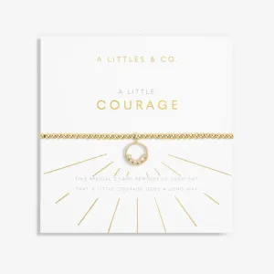 A Little 'Courage' Bracelet In Gold-Tone Plating