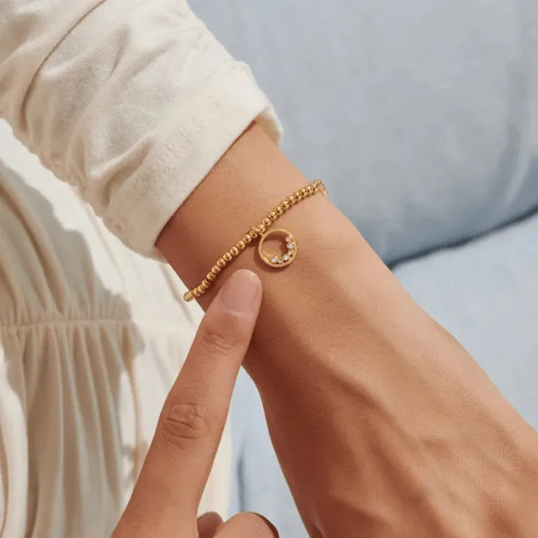 A Little 'Courage' Bracelet In Gold-Tone Plating