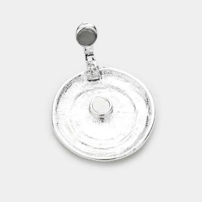 Abalone Round Magnetic Pendant Set