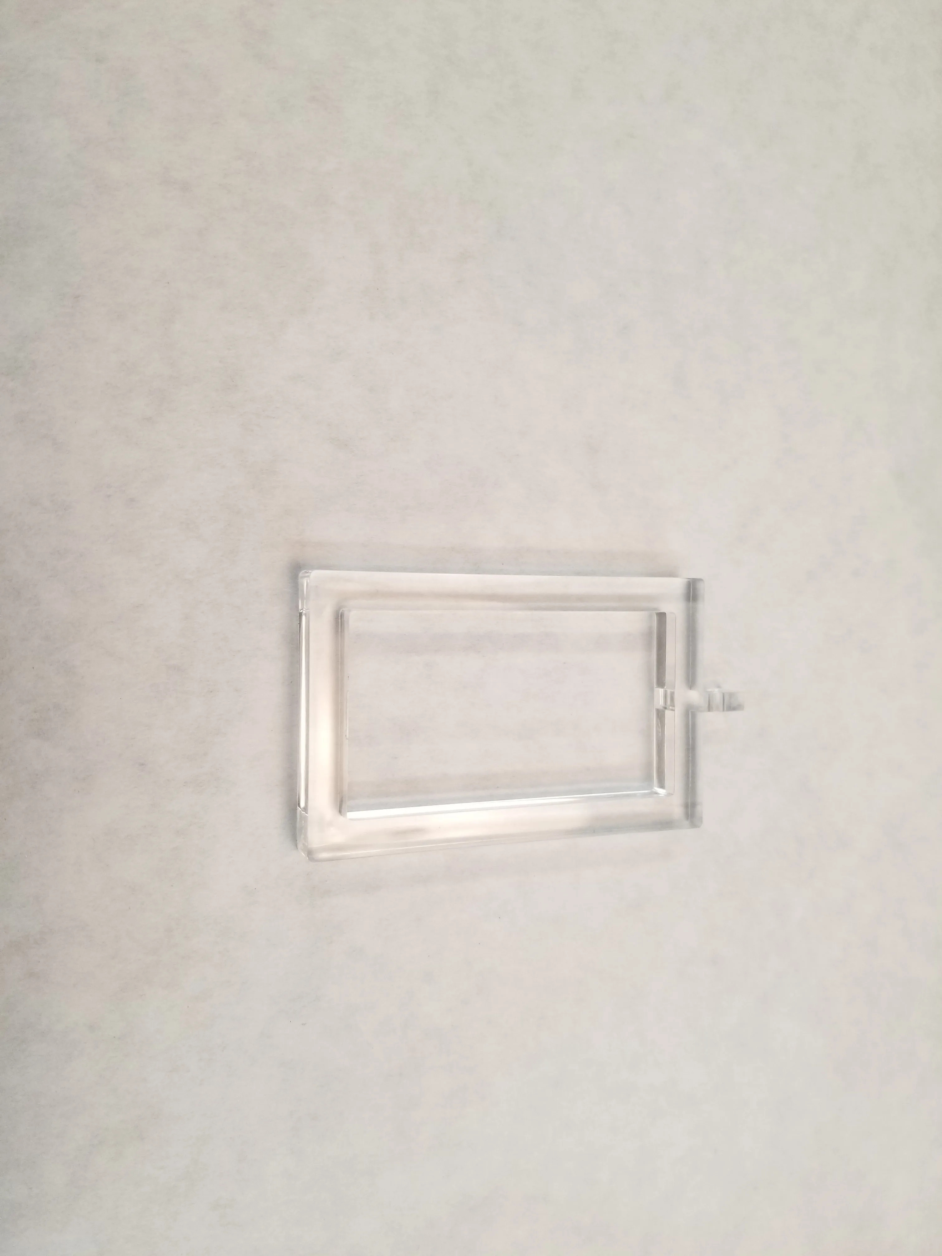 Acrylic/Metal Ring for Rectangular Rod, each.