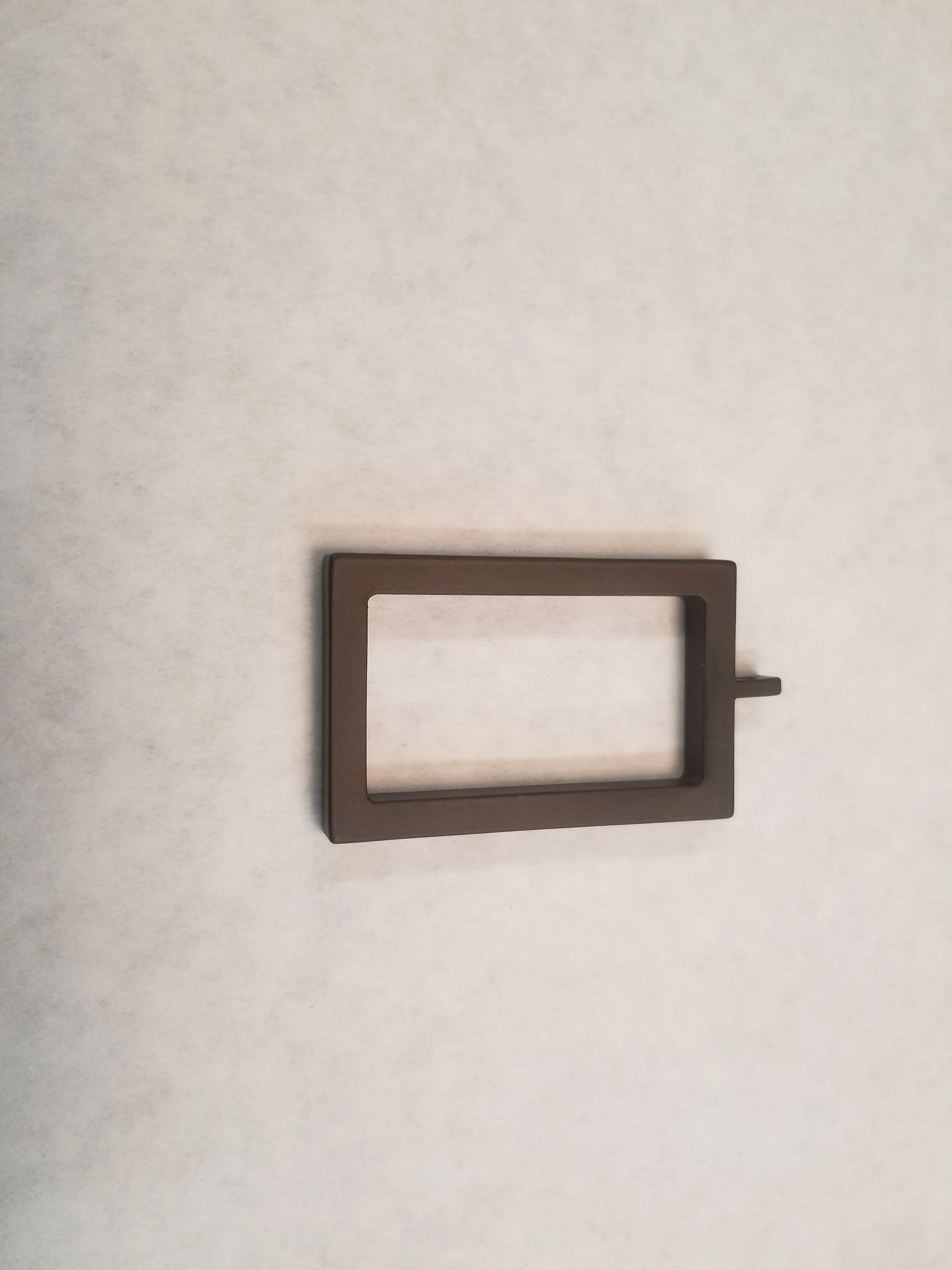 Acrylic/Metal Ring for Rectangular Rod, each.