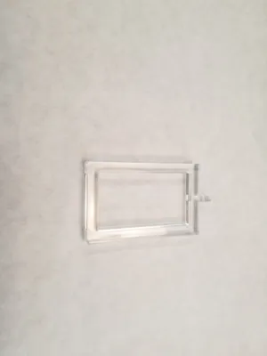 Acrylic/Metal Ring for Rectangular Rod, each.