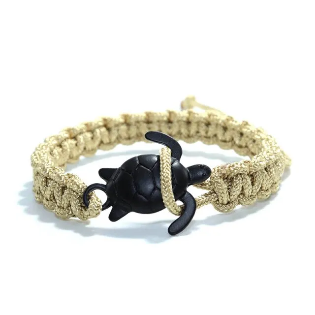 Adjustable Scuba Turtle Bracelet - various colours