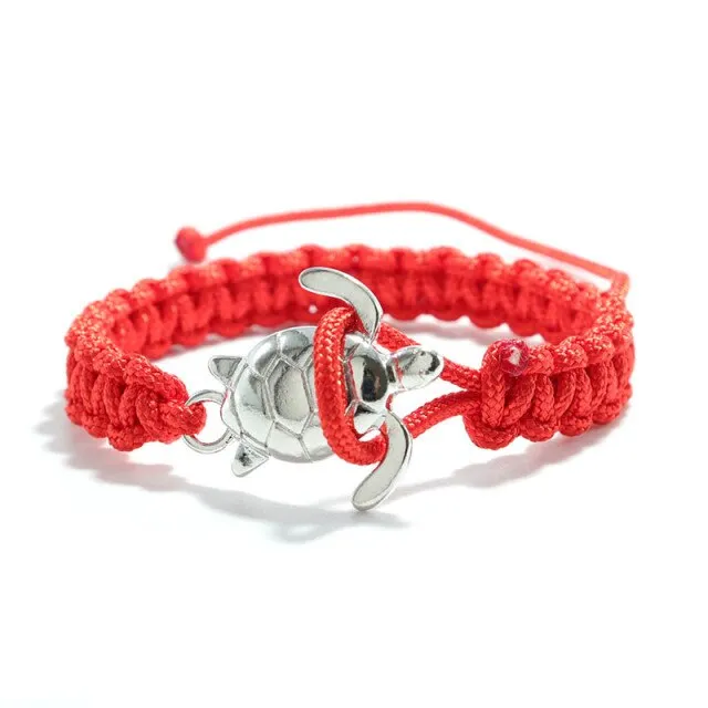 Adjustable Scuba Turtle Bracelet - various colours