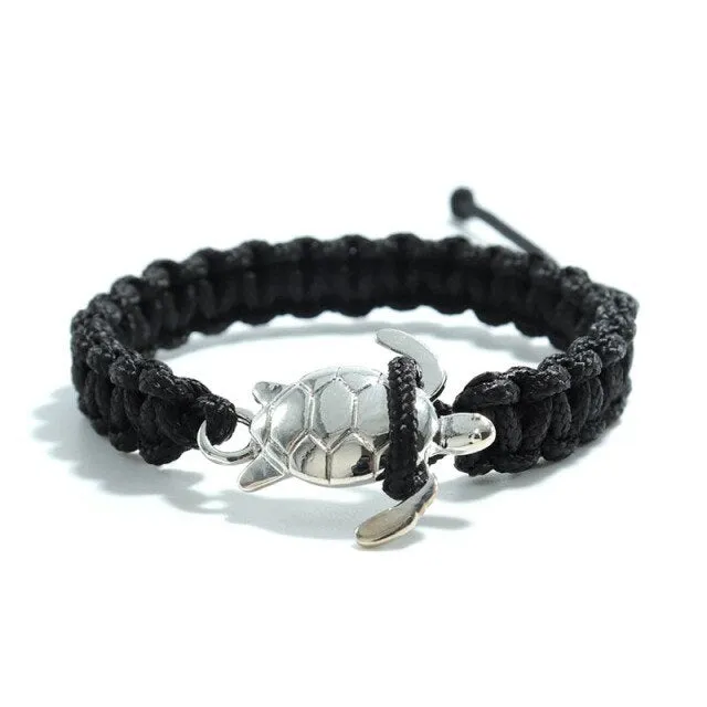 Adjustable Scuba Turtle Bracelet - various colours