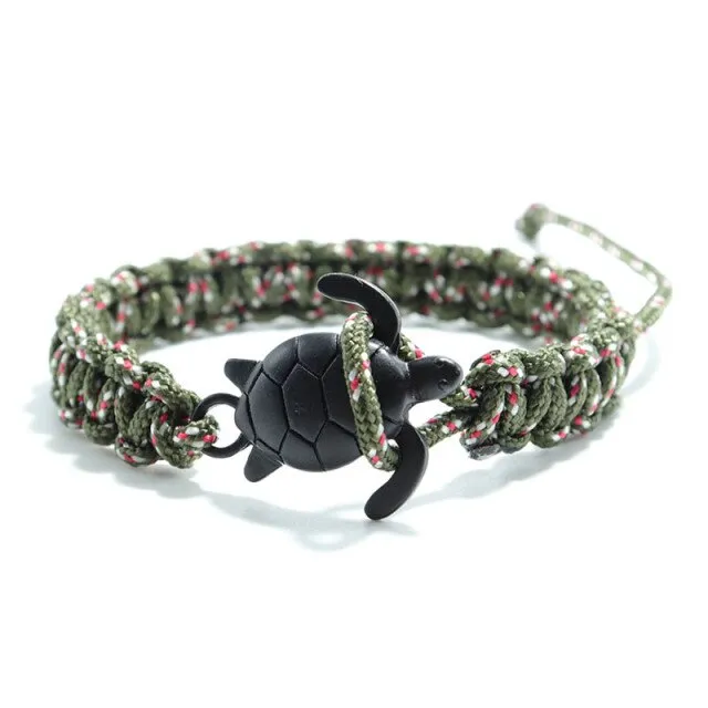 Adjustable Scuba Turtle Bracelet - various colours
