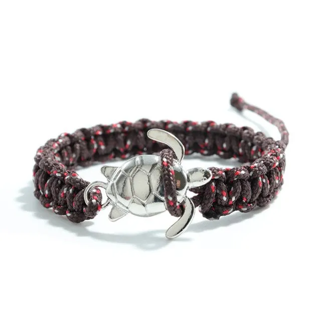 Adjustable Scuba Turtle Bracelet - various colours