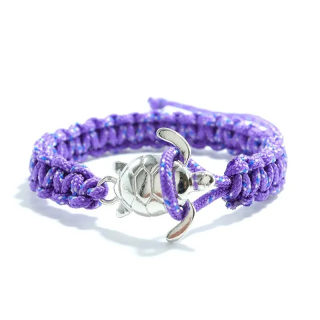 Adjustable Scuba Turtle Bracelet - various colours