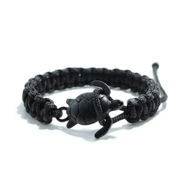 Adjustable Scuba Turtle Bracelet - various colours