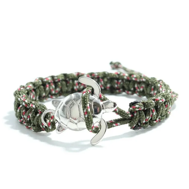 Adjustable Scuba Turtle Bracelet - various colours