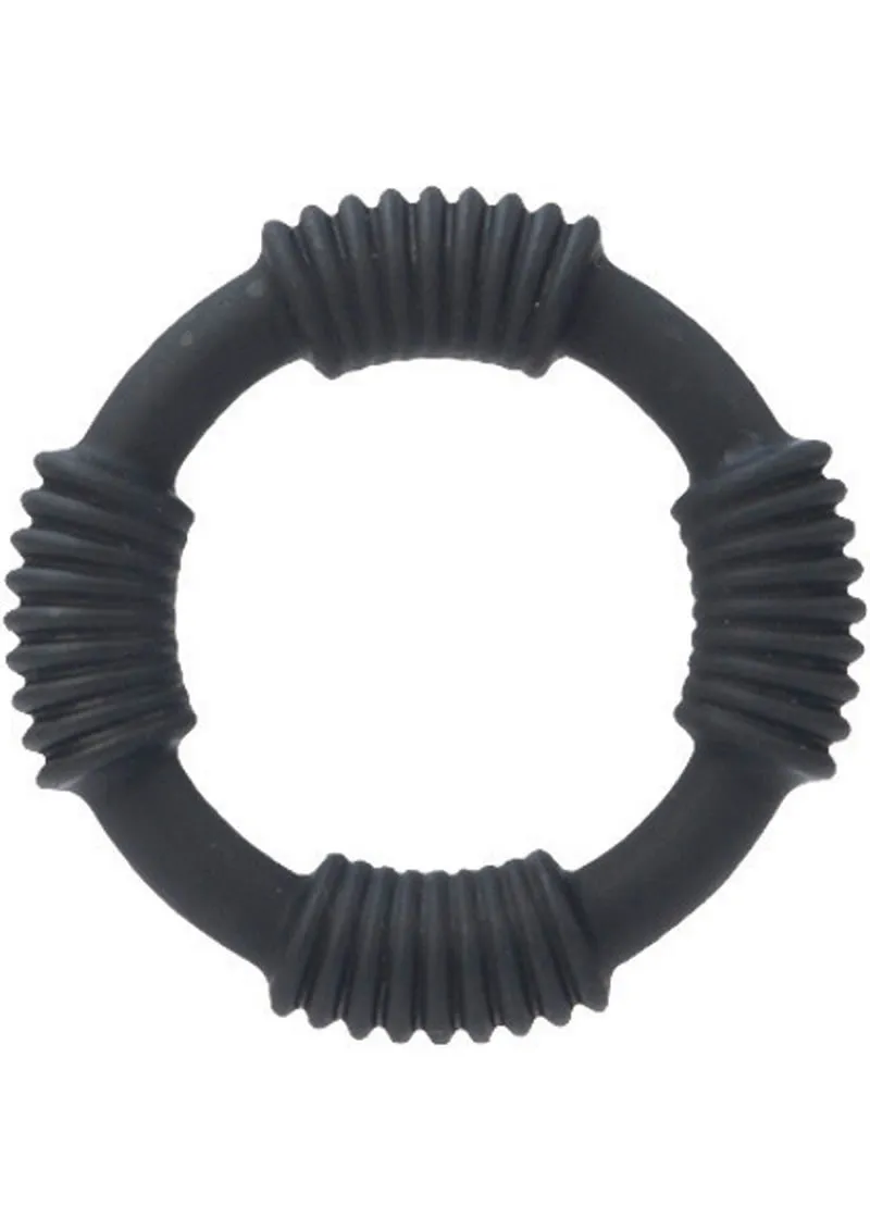 Adonis Silicone Rings Hercules Blk