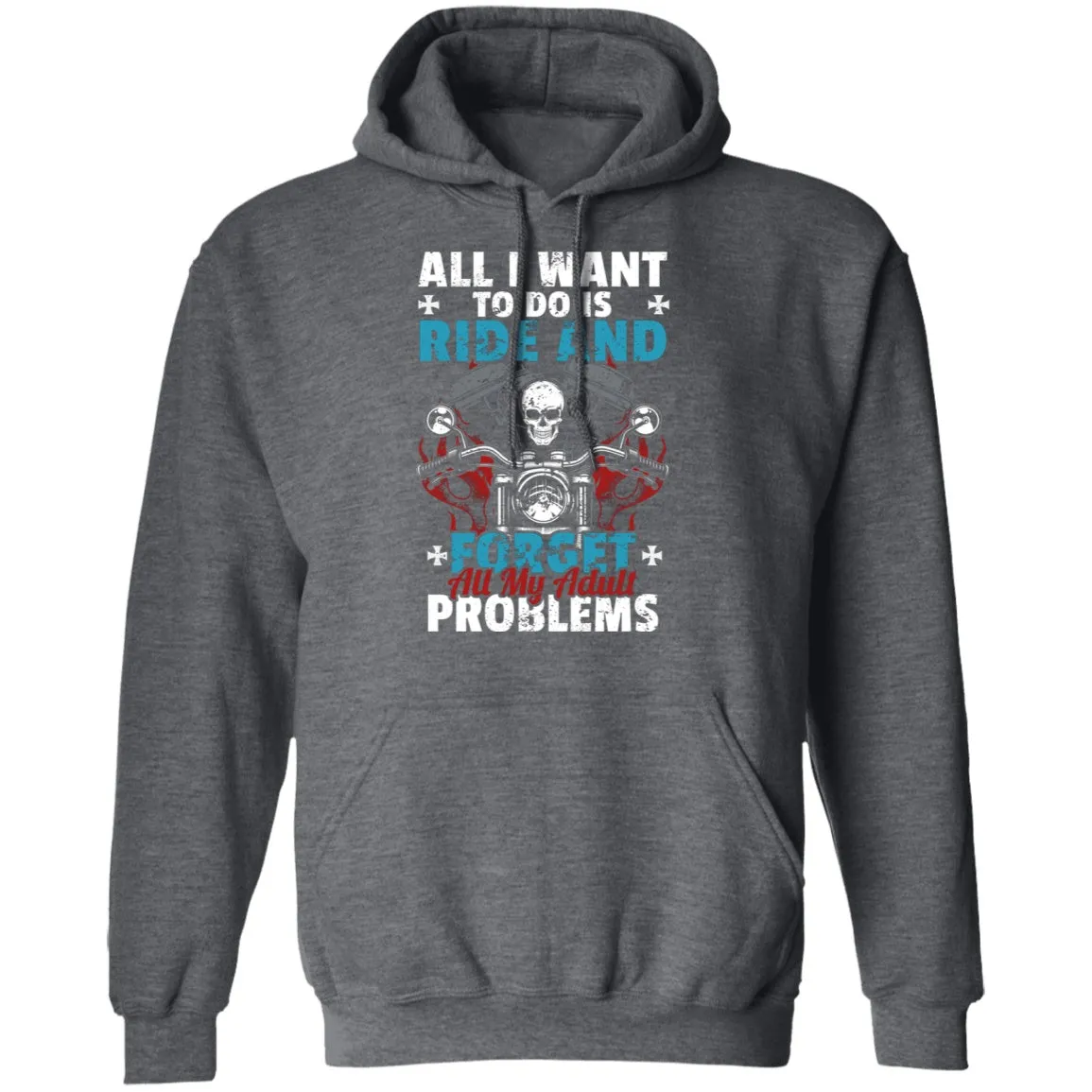 Adult Problems Biker Shirt