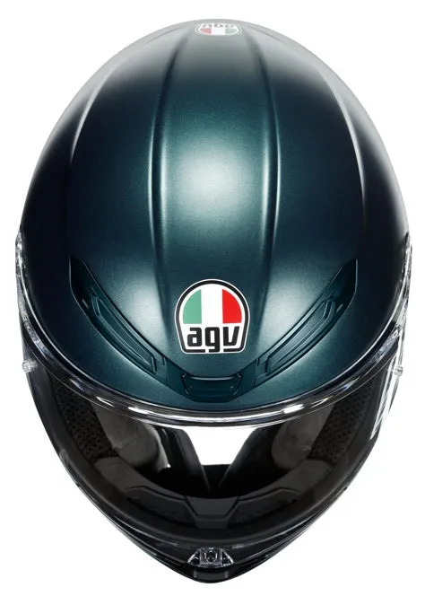 AGV K-6 Full-Face Motorcycle Helmet - Petrolio Matt Graphic