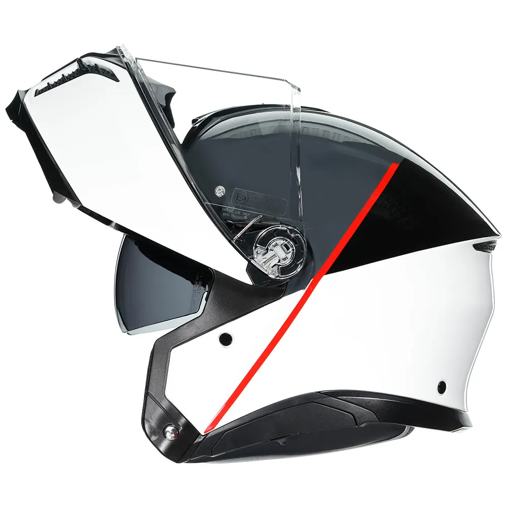 AGV TOURMODULAR [BALANCE WHITE/GREY/RED]