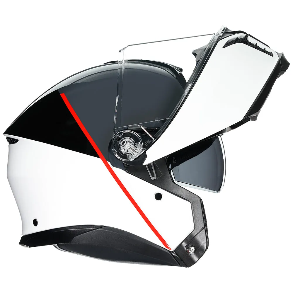 AGV TOURMODULAR [BALANCE WHITE/GREY/RED]