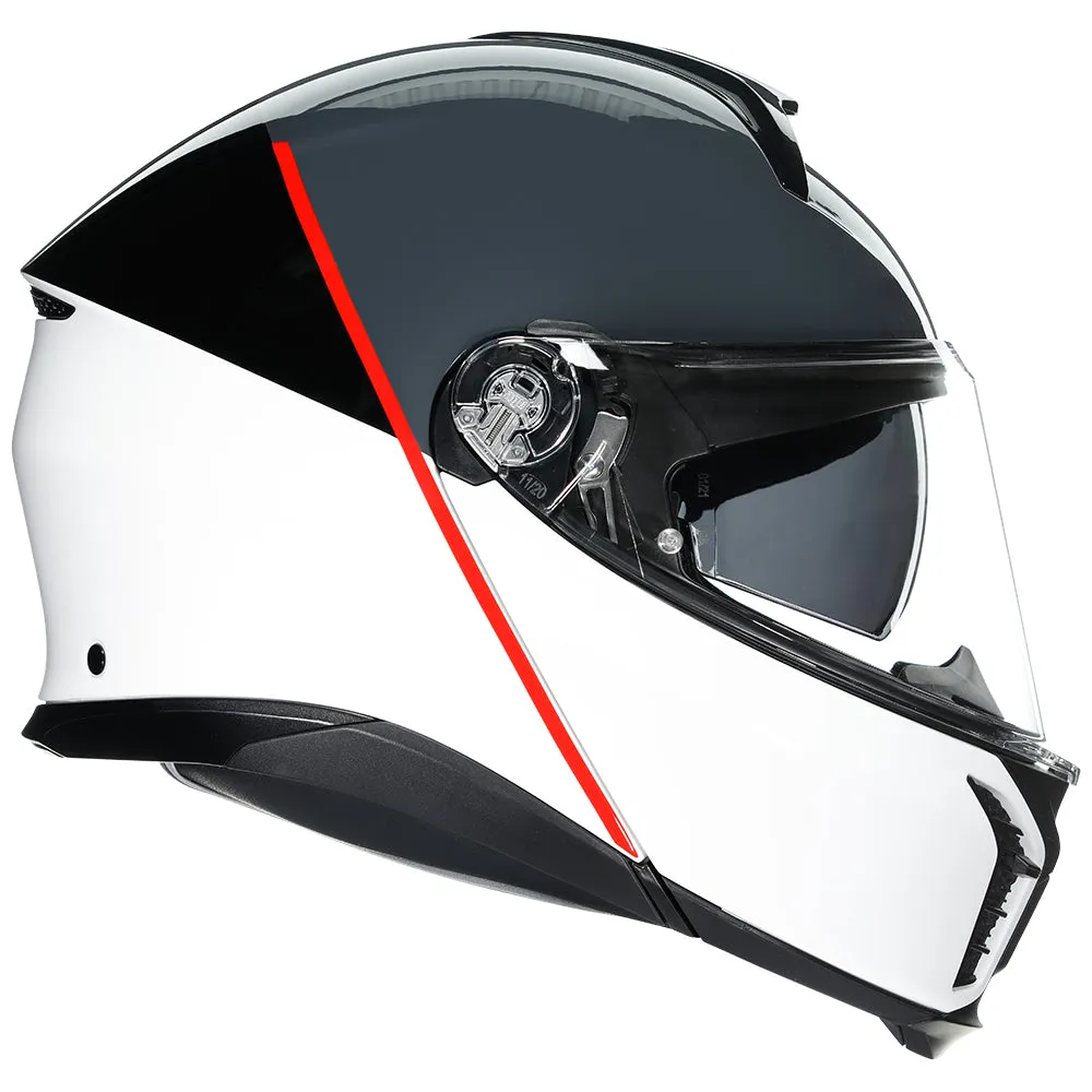 AGV TOURMODULAR [BALANCE WHITE/GREY/RED]