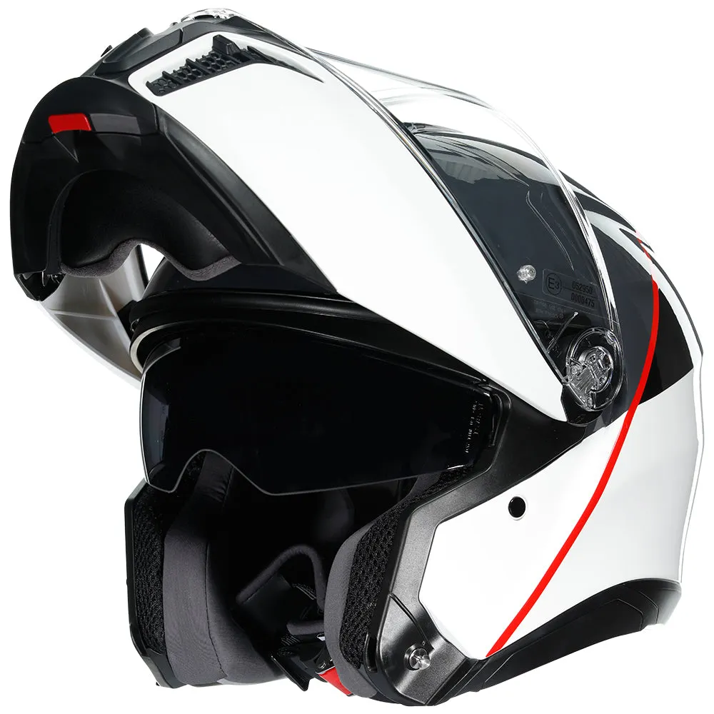 AGV TOURMODULAR [BALANCE WHITE/GREY/RED]