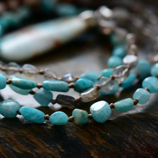 Amazonite & Labradorite Spiritual Necklace