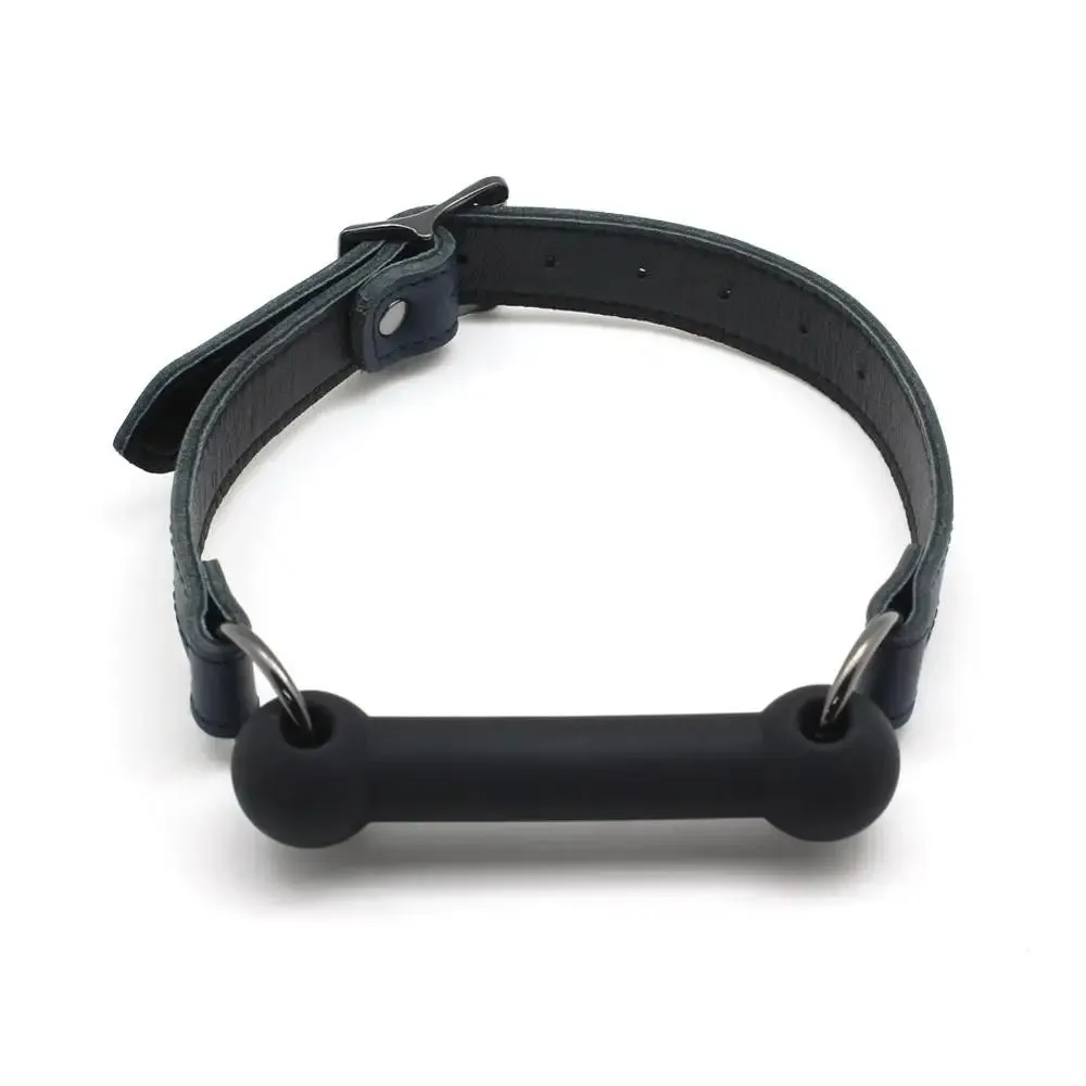 ANON SECRETS - Cow Leather & Silicone Bite Gag