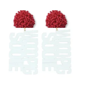Arkansas WOOO PIG SOOIE Acrylic Hog Earrings