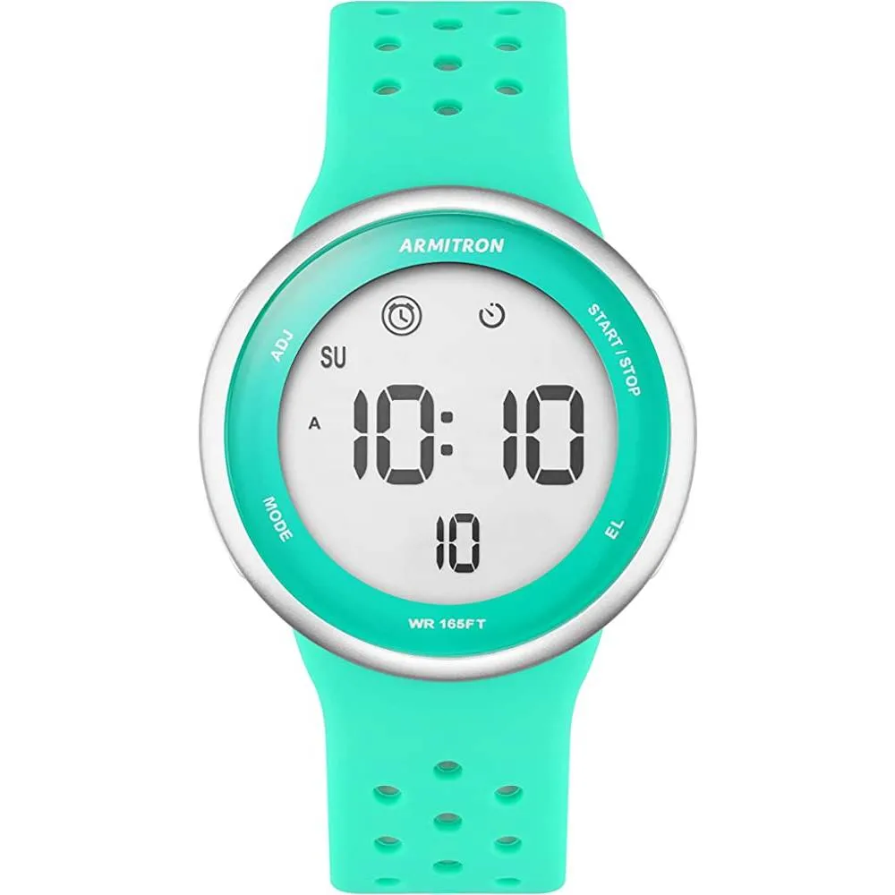 Armitron Sport Unisex Digital Chronograph Silicone Strap Watch, 40/8423 | Multiple Colors | Multiple Colors