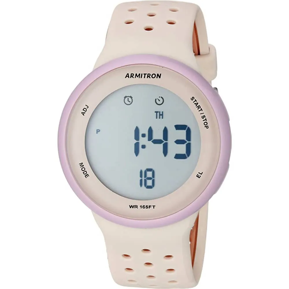 Armitron Sport Unisex Digital Chronograph Silicone Strap Watch, 40/8423 | Multiple Colors | Multiple Colors
