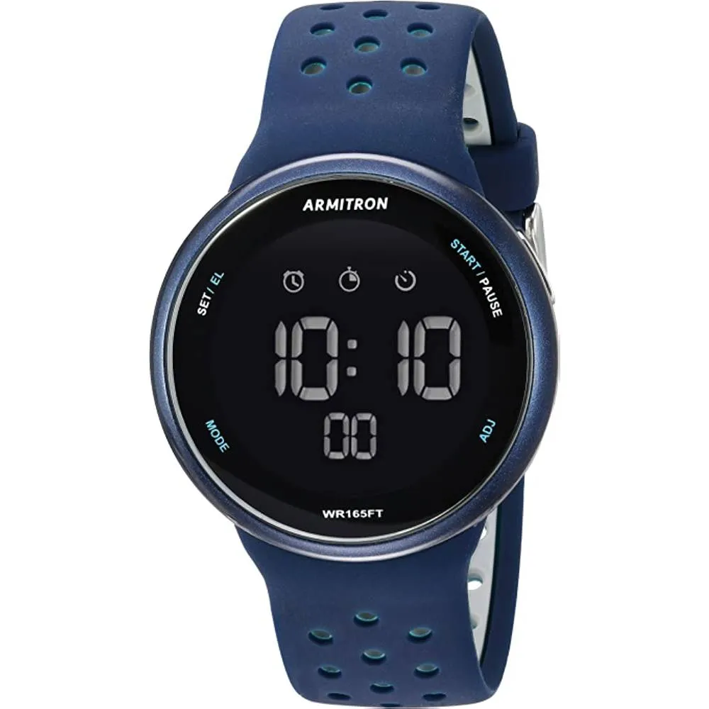 Armitron Sport Unisex Digital Chronograph Silicone Strap Watch, 40/8423 | Multiple Colors | Multiple Colors