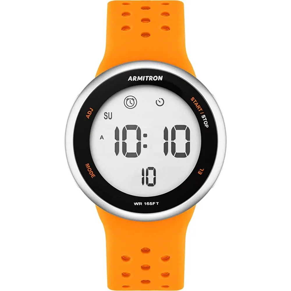 Armitron Sport Unisex Digital Chronograph Silicone Strap Watch, 40/8423 | Multiple Colors | Multiple Colors