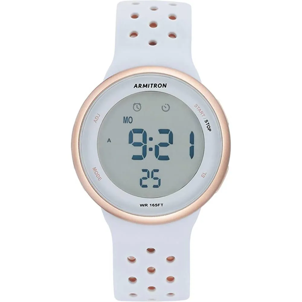 Armitron Sport Unisex Digital Chronograph Silicone Strap Watch, 40/8423 | Multiple Colors | Multiple Colors