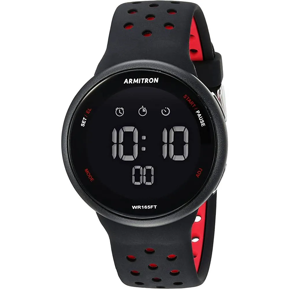Armitron Sport Unisex Digital Chronograph Silicone Strap Watch, 40/8423 | Multiple Colors | Multiple Colors