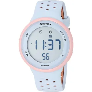 Armitron Sport Unisex Digital Chronograph Silicone Strap Watch, 40/8423 | Multiple Colors | Multiple Colors