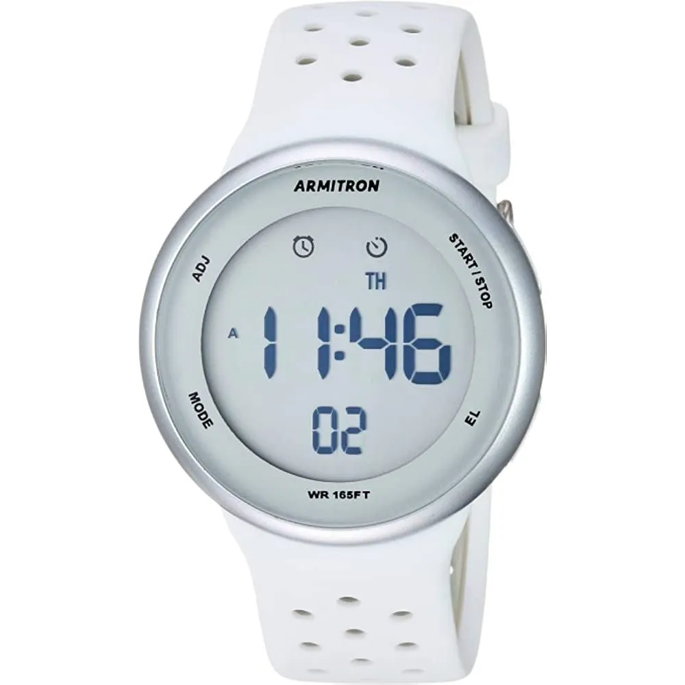 Armitron Sport Unisex Digital Chronograph Silicone Strap Watch, 40/8423 | Multiple Colors | Multiple Colors
