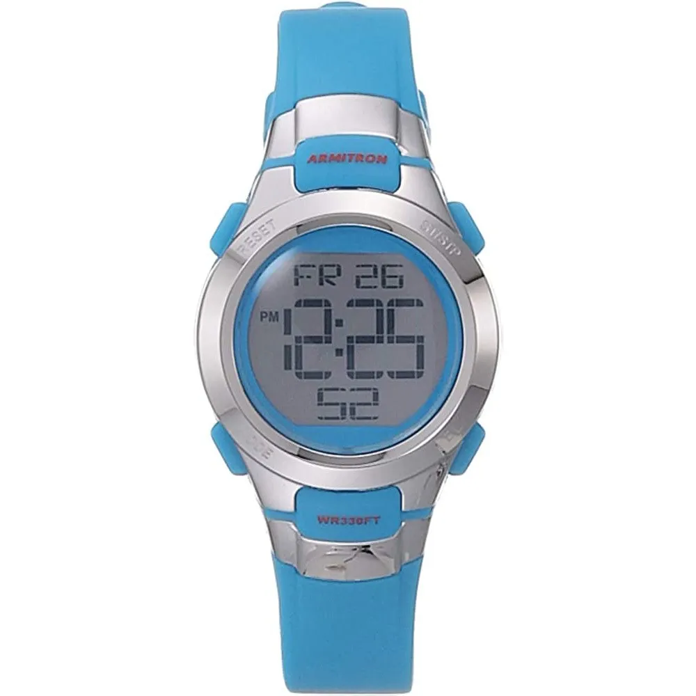 Armitron Sport Women's Digital Chronograph Resin Strap Watch, 45/7012 | Multiple Colors