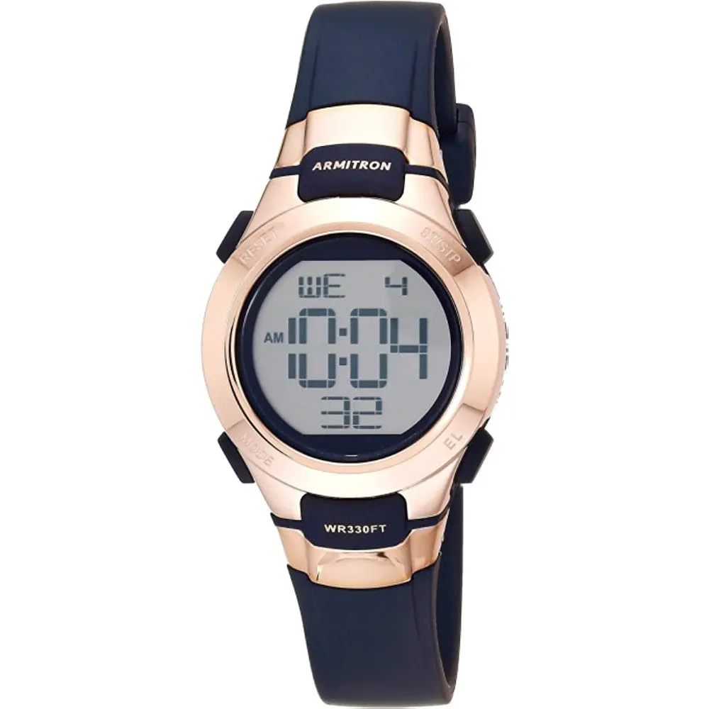 Armitron Sport Women's Digital Chronograph Resin Strap Watch, 45/7012 | Multiple Colors