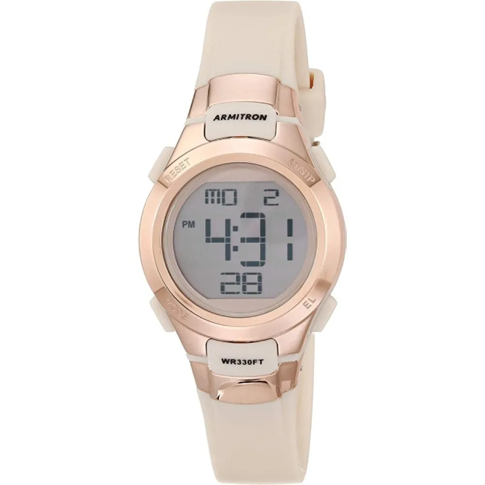 Armitron Sport Women's Digital Chronograph Resin Strap Watch, 45/7012 | Multiple Colors