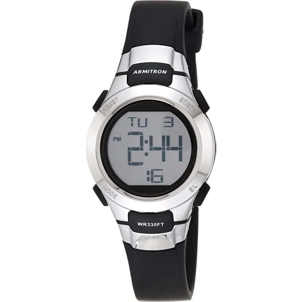 Armitron Sport Women's Digital Chronograph Resin Strap Watch, 45/7012 | Multiple Colors