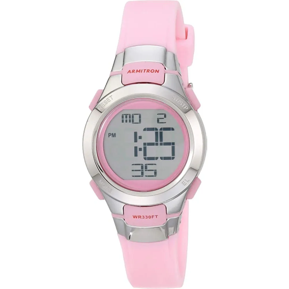 Armitron Sport Women's Digital Chronograph Resin Strap Watch, 45/7012 | Multiple Colors