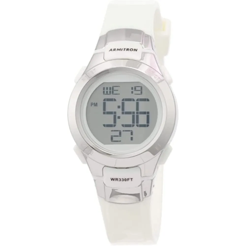Armitron Sport Women's Digital Chronograph Resin Strap Watch, 45/7012 | Multiple Colors