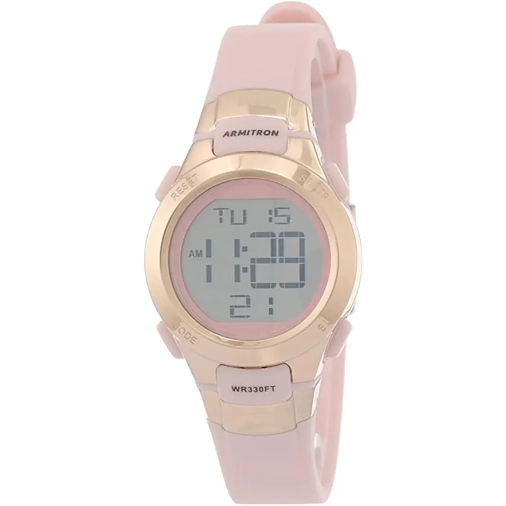 Armitron Sport Women's Digital Chronograph Resin Strap Watch, 45/7012 | Multiple Colors