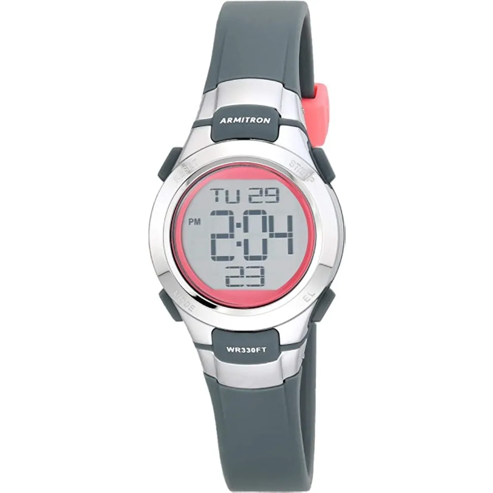 Armitron Sport Women's Digital Chronograph Resin Strap Watch, 45/7012 | Multiple Colors