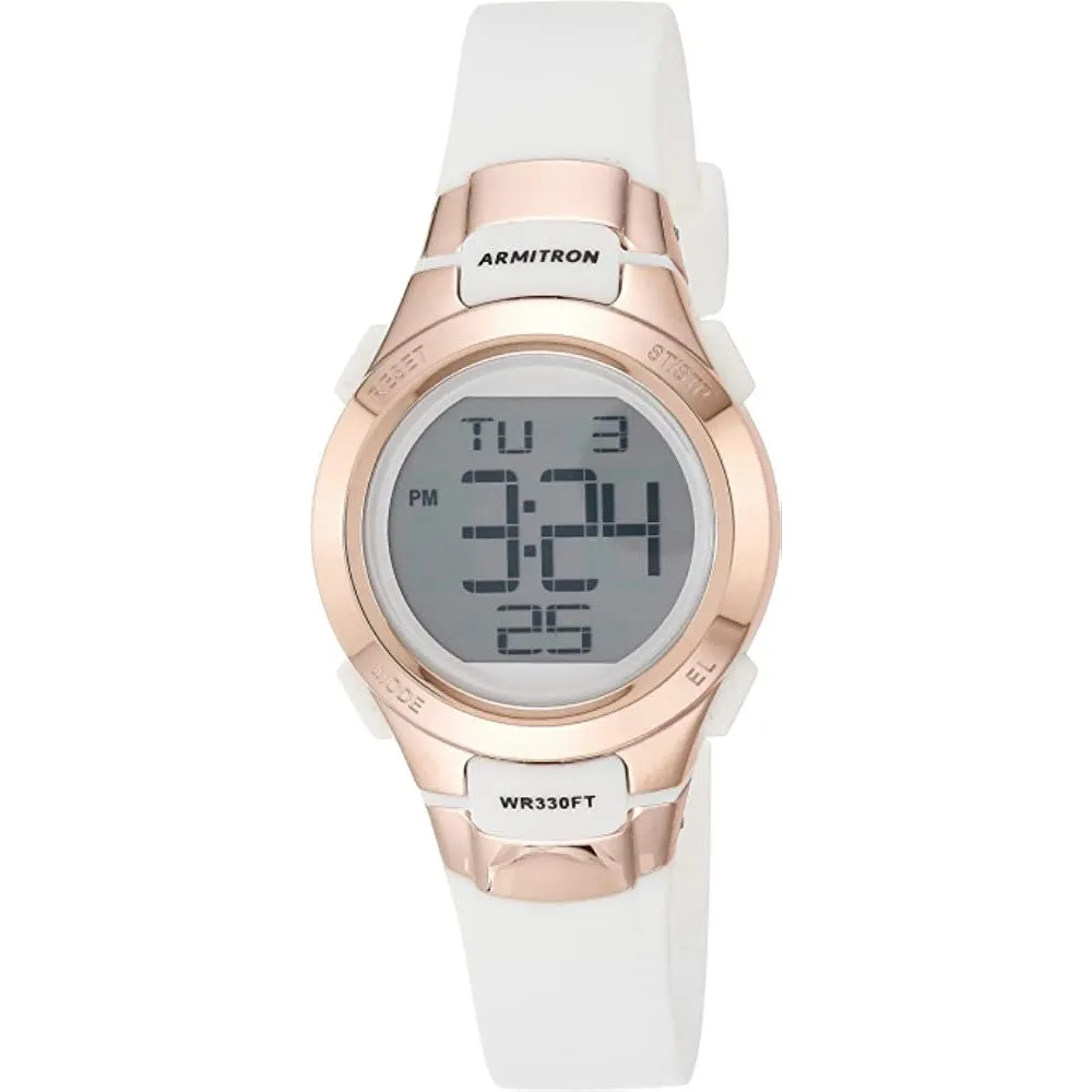 Armitron Sport Women's Digital Chronograph Resin Strap Watch, 45/7012 | Multiple Colors