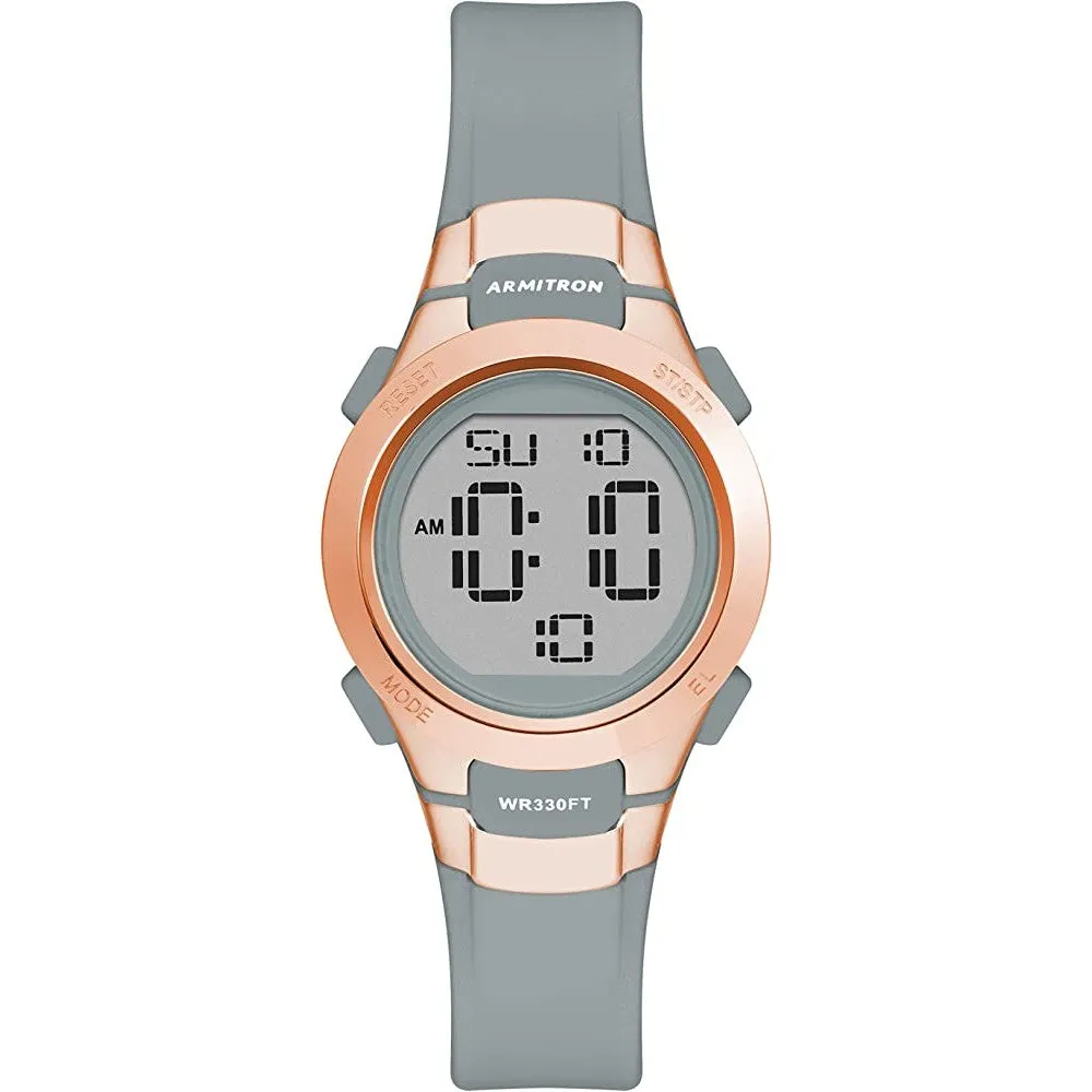 Armitron Sport Women's Digital Chronograph Resin Strap Watch, 45/7012 | Multiple Colors