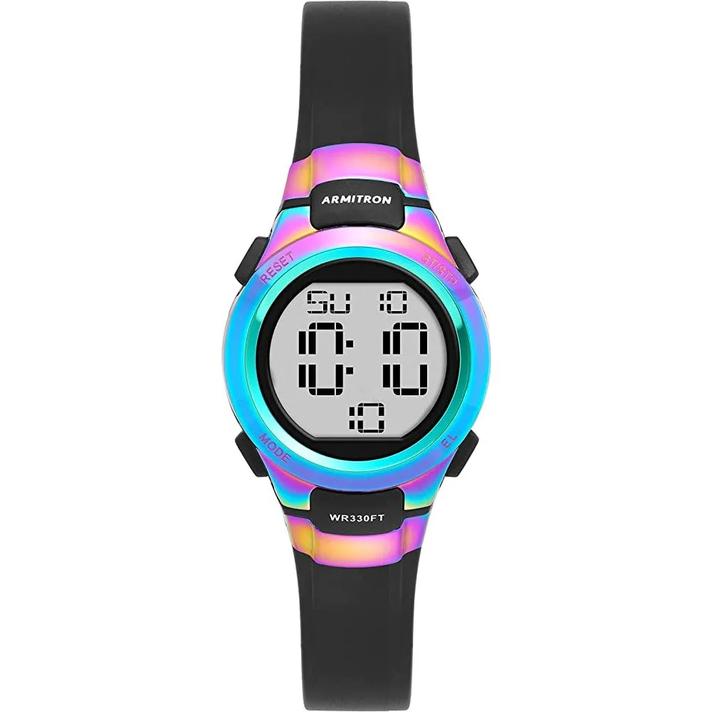 Armitron Sport Women's Digital Chronograph Resin Strap Watch, 45/7012 | Multiple Colors