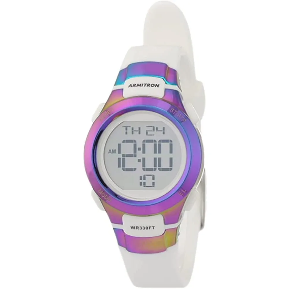 Armitron Sport Women's Digital Chronograph Resin Strap Watch, 45/7012 | Multiple Colors