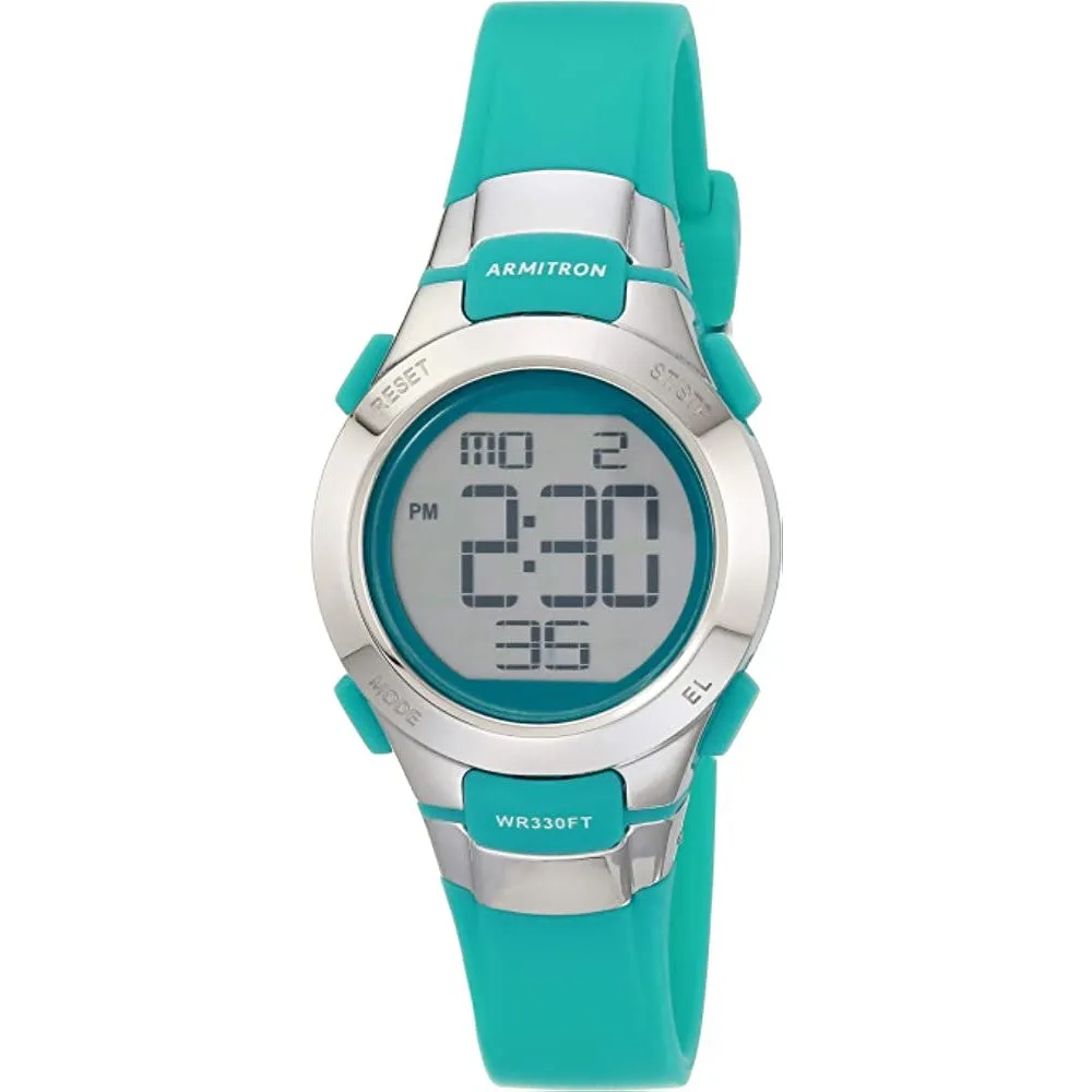 Armitron Sport Women's Digital Chronograph Resin Strap Watch, 45/7012 | Multiple Colors